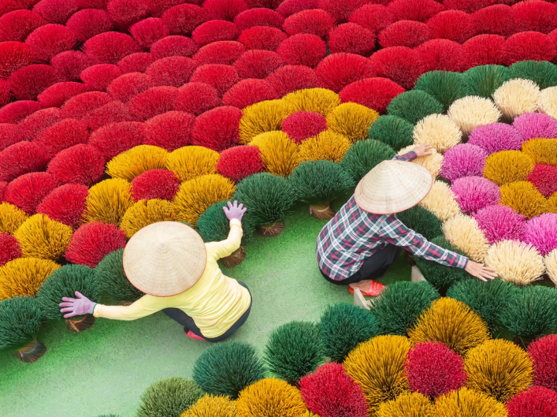 Chuong Village & Quang Phu Cau Incense Village – 1 Day Tour