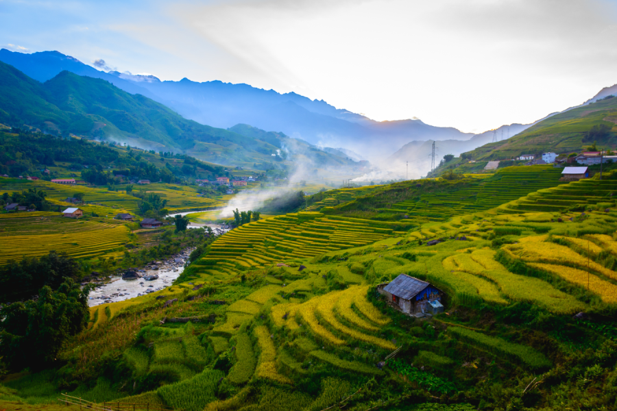 From Rice Terraces To The Roof of Indochina 5 Days