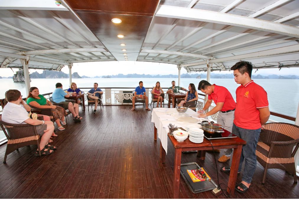 Oriental Sails – Ha Long Bay 2 Days 1 Night Wooden Cruise